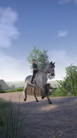 Who doesn't love a beautiful gray. Look at him 🥹❤️ #astride #astridegame #horsegame #indiegames #horse #trot #horsesoftiktok 