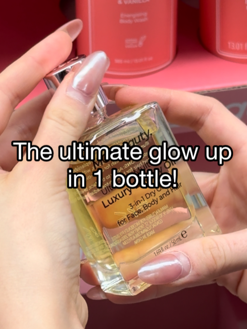 Your glow-up, bottled. ✨ The MCoBeauty Ultimate Multi-Use Luxe Body Oil is a lightweight dry oil for face, hair and body. Available now at Chemist Warehouse! #mcobeauty #bodyoil #glowingskin #beautyroutine #chemistwarehousefinds #australianbeauty #bodycare #luxeforless #boujeeonabudget #tiktokmademebuyit