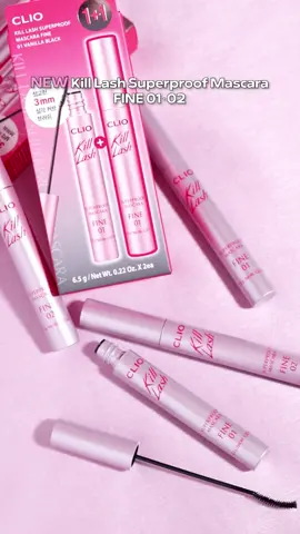 Now part of Kill Lash —   with a 3mm slim brush for every hidden lash 👁️ Meet the #NEW Kill Lash Fine 🩷   Let’s swatch it IRL 💫 ① The slimmest in the Kill Lash lineup — A 3mm curved brush catches even hidden lashes for precise, defined curling! ② With the sleek formula that coats each lash one by one, you get clean fixation without any clumping. ③ Naturally neutral — Now in two wearable shades: Black & Brown! #NEW Kill Lash Fine Superproof Mascara FINE #01 Vanilla Black 🖤 #02 Mousse Brown 🤎 📅 ~25.08.11  🛍️ Kill Lash Fine Mascara 1+1 Set   [2 Full Sizes]   ₩18,000 ➡ ₩17,300 SHOP NOW ➡️ Olive Young (kr) 〰️ 3mm 슬림〰️한 브러쉬… 이게 진짜 파인! 👀✨  #NEW 킬 래쉬 파인 🩷 리얼 발색 보여줄게! ① 킬 래쉬 라인 중 제일 얇은 3mm 커브 브러쉬로 속눈썹 구석구석! 꼼꼼하게 컬링 완성 ② 한올한올 착붙! ‘슬릭 포뮬러’로 뭉침 없이 깔끔하게 고정됨✨ ➂ 자연스럽고 뉴트럴한 블랙 & 브라운 두 가지 컬러 라인업까지💯 #NEW 킬 래쉬 수퍼프루프 마스카라 파인 #01 바닐라 블랙 Vanilla Black 🖤 #02 무스 브라운 Mousse Brown 🤎 🔥8월 6일 올리브영 온라인에서, 단 하루 특가🔥 🛍️킬 래쉬 수퍼프루프 마스카라 파인 1+1 기획세트 [본품 2EA] 정상가 18,000원 ➡ 행사가 17,100원 🗓️~8월 11일까지  🛍️킬 래쉬 수퍼프루프 마스카라 파인 1+1 기획세트 [본품 2EA] 정상가 18,000원 ➡ 행사가 17,300원 #클리오 #CLIO #クリオ #킬래쉬수퍼프루프마스카라파인 #킬래쉬 #KillLash #fyp
