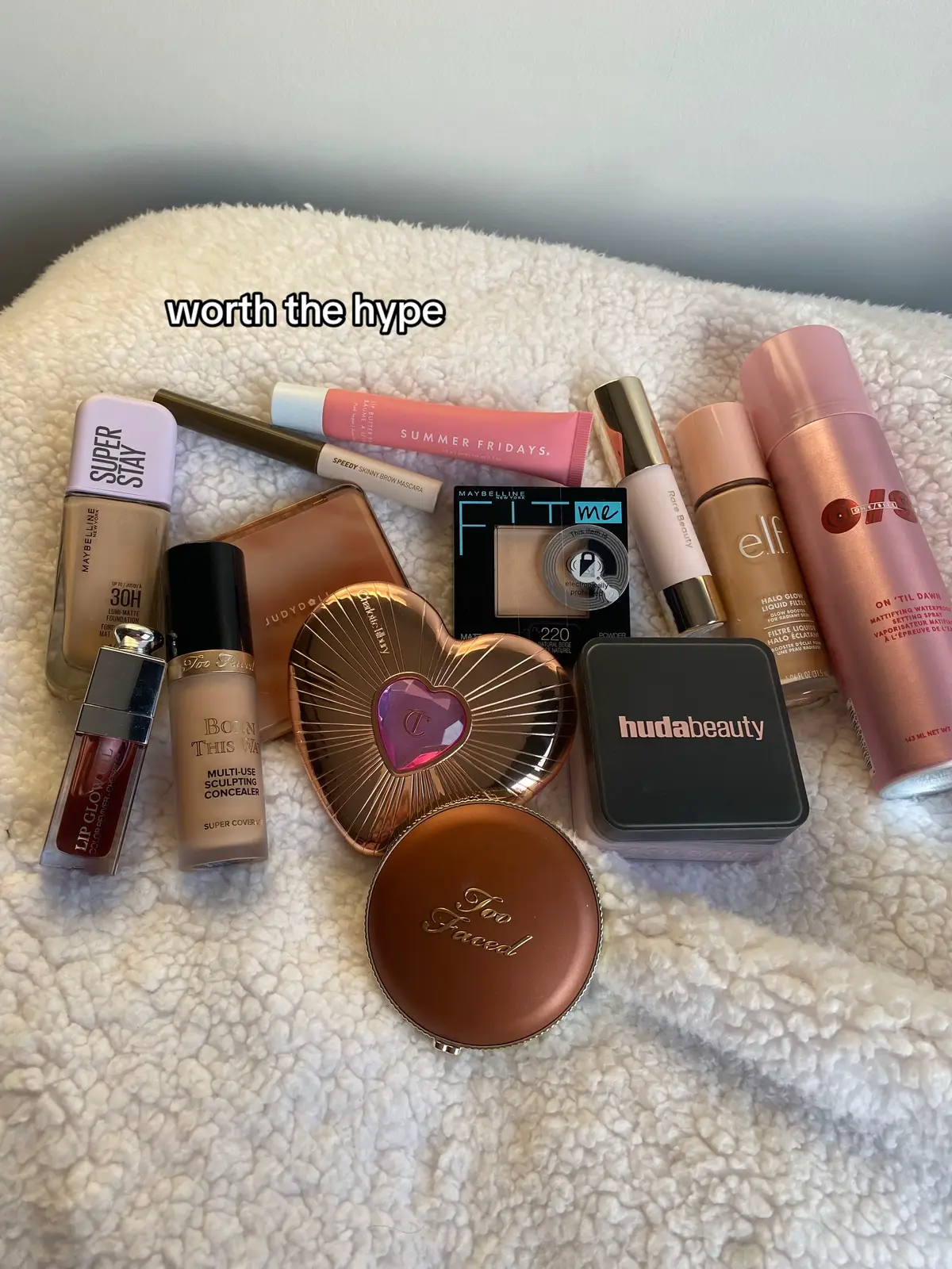 love seeing all the girlies help each other out in the comments 🥹🫶 #makeup #worththehype #notworththehype #maybelline #summerfridays #peripera #dior #toofaced #judydoll #charlottetilbury #hudabeauty #rarebeauty #elf #elfcosmetics #onesize #essence #sunniesface #nyx #nyxprofessionalmakeup #revolution #follcalure #garnier #loreal #lorealparis #tirtir #clio #dasique #canmake #romand #kosas 