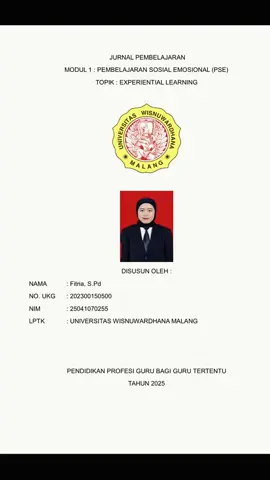 Modul 1 Experiential Learning PPG Tahap 2 2025 #ppgdaljab2025 