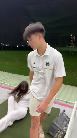 don't worry i made him do this #fyp #golf  