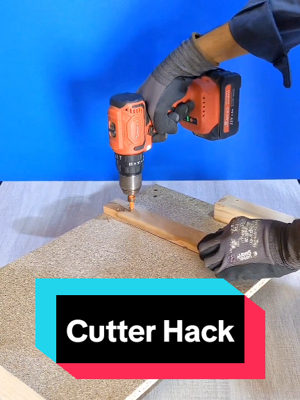 Unlock Perfect Cuts with This Genius Sliding Cutter Hack 👌💡 #fentysuperbrandday #woodworking #fyp #tooltips #tipsandtricks 