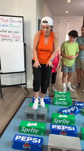 Hilarious family game #pepsiboxes #spriteboxes #boxchallenge #shorts