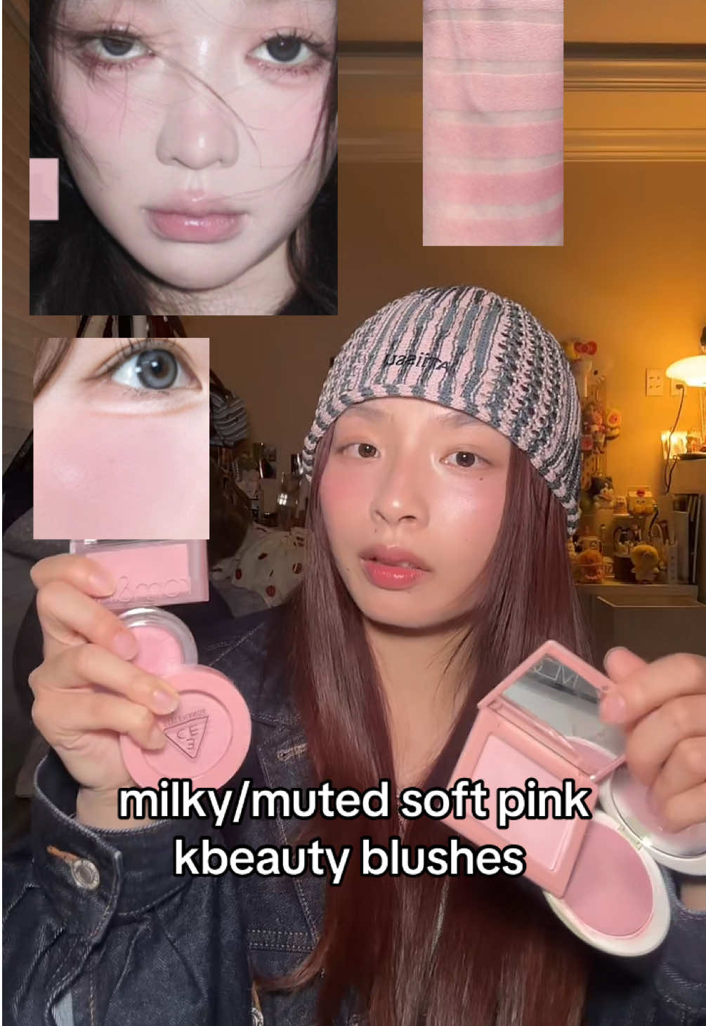 cream + liquid blushes next? 🫶 sorry idk why i’m sooo low energy in this video but def watch it on x2 speed bc i’m talking too slowly 🥲 let me know if you guys want more blush vids!! i have too many blushes + lippies so might as well hehe   brands mentioned: @롬앤 romand @Rom&nd US @3CE @Clinique freshian, vdl #creatorsearchinsights #blush #blushrecommendations #makeuprecomendation #pinkmakeup #kbeauty #koreanmakeup #blushhack #kbeautymakeup #kbeautytiktok 