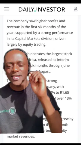 The JSE has benefited from Trump’s tariffs!!! 