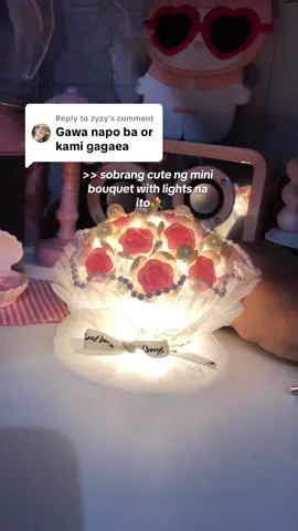 Replying to @zyzy YES PO , kayo po ang gagawa nito kase diy po siya💐✨ —grabe sobrang cuteeee! #minibouquet #bouquet #flowers #DIY #fyp 