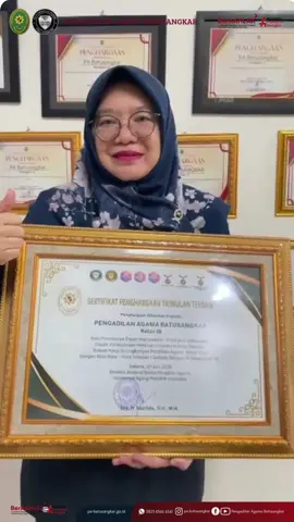 PA Batusangkar meraih penghargaan Triwulan Terbaik III dari Dirjen Badilag dalam Pelaksanaan Prestasi Kinerja Triwulan Satuan Kerja di Lingkungan Peradilan Agama 2024 dengan Nilai Rata-Rata Triwulan 1 sampai IV sebesar 90,75 l. #reward #penghargaan #pabatusangkar #pengadilanagama #badilag #mahkamahagung #fyp 