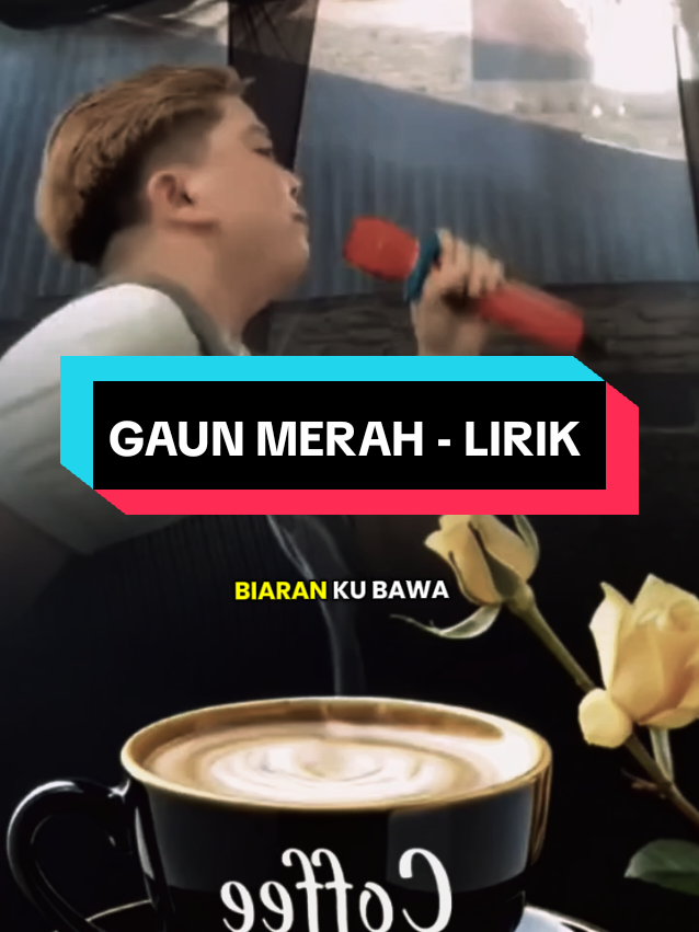 GAUN MERAH - WANNA BE #gaunmerah #wannabe #liriklagu 