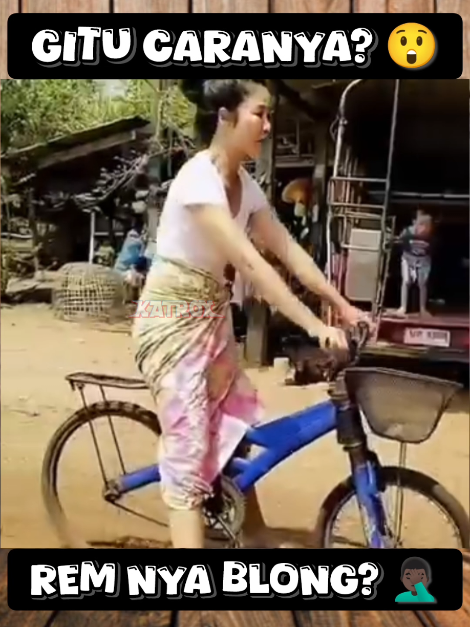 Tutorial menghentikan Ketika Rem Blong 🤣👍🏽 #fyi #fyp #fypシ゚ #reels #fun #funny #instagood #tips #tricks #tutorial #viral #sepeda #bike 