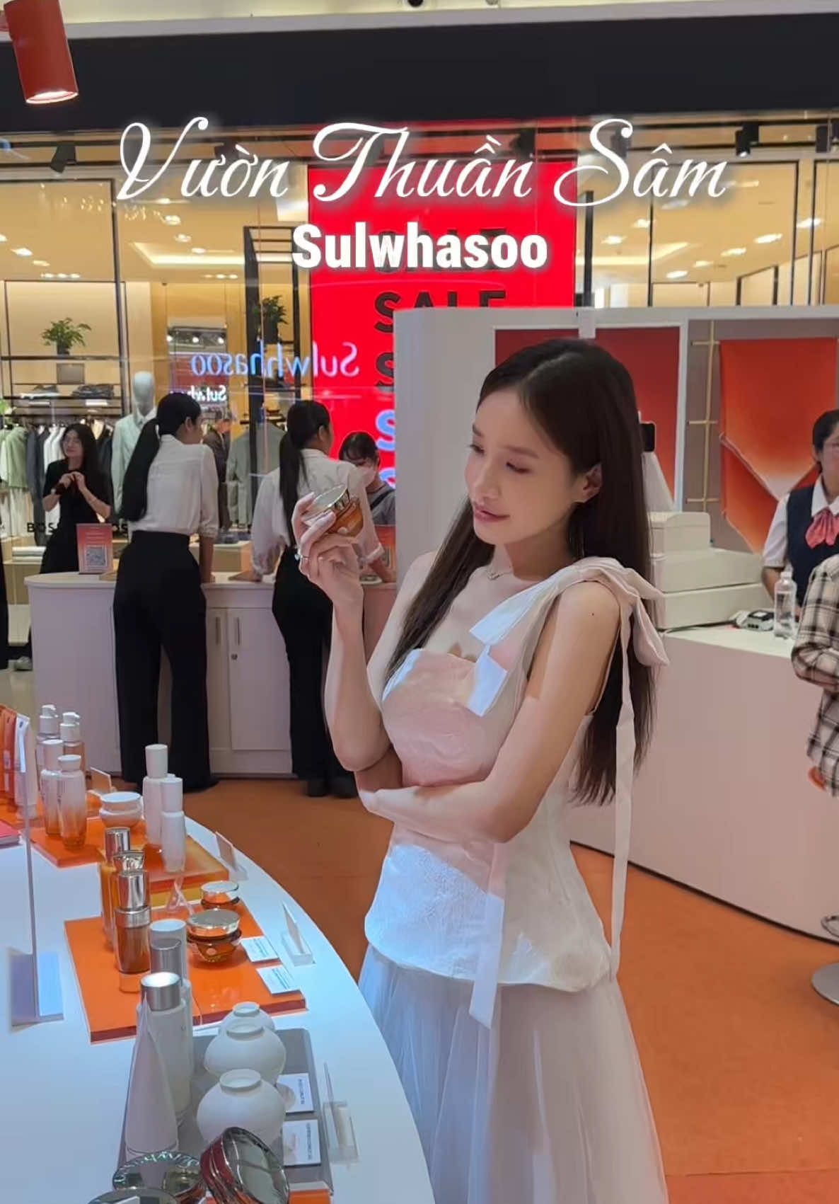 Đến Vườn Thuần Sâm còn được trải nghiệm bộ sản phẩm quá là xịn từ @Sulwhasoo Vietnam ✨ #60NamKhoaHocNhanSam  #GinsengPopupStore #SulwhasooVN #VườnThuầnSâm 