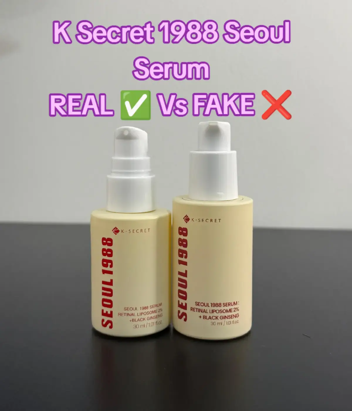 #KSecret1988   #SeoulSerum   #KSecretSerum   #KBeauty   #RealVsFake   #FakeProductCheck   #SkincareScam   #KBeautyTips   #HowToSpotFake   #OriginalVsFake  #SkincareTikTok   #TikTokBeauty   #ViralSkincare   #SkincareCheck   #BeautyHacks   #KBeautyRoutine   #GlowingSkin   #SkinCareReview   #KBeautySecrets   #FakeVsReal  #FYP   #ForYou   #ForYouPage   #ViralVideo   #TrendingNow   #TikTokTrend 