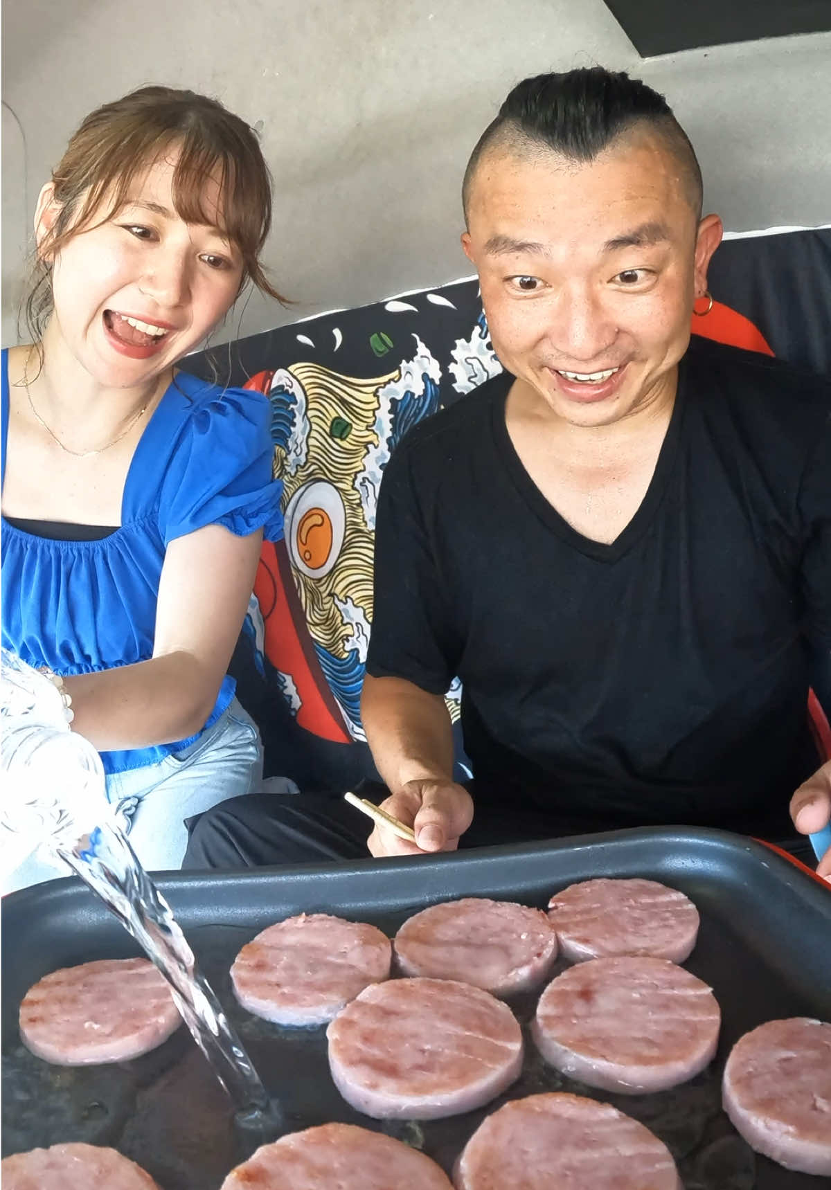 Pastry chef and giant sausage! @めぐ🍢☁️ #food #fyp #fypシ #foryoupage 