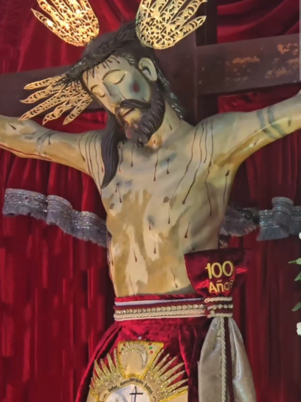415 años 🤍#santocristodelrostrosereno #santocristodelagrita #jubileo 