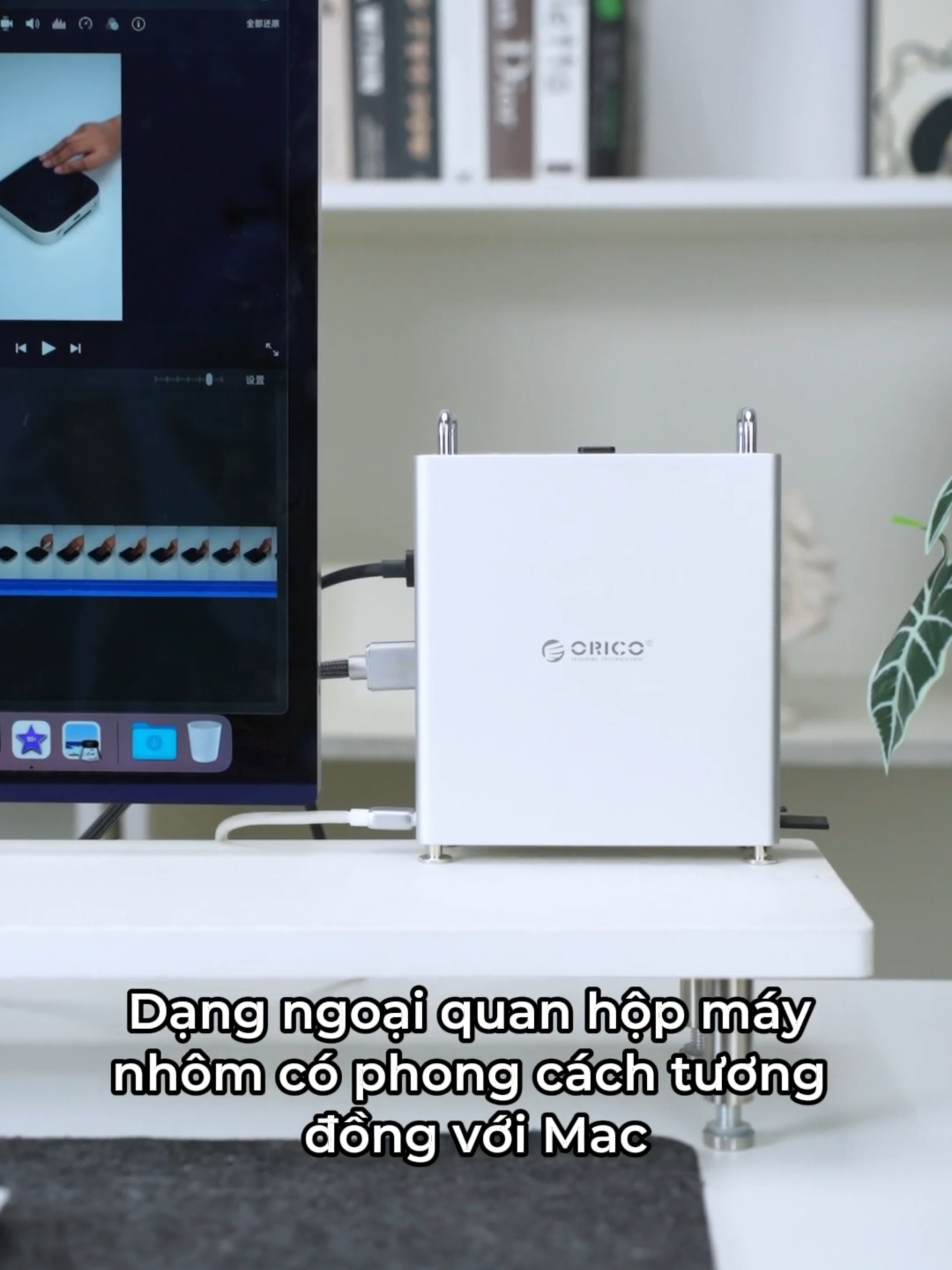Mở rộng dung lượng 8TB cho Macmini thiếu bộ nhớ là gì?#PSSD #SSD #ORICO #3C #Mac #iPhone #ORICO-MS10-5P #MiniPro