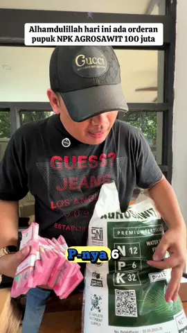 Alhamdulillah hari ini ada orderan pupuk NPK AGROSAWIT 100 juta #Agrosawit #PupukSawitBerkualitas #PetaniSawitSukses #PupukNPKSawit #PupukSawitPremium #SolusiPanenMaksimal 