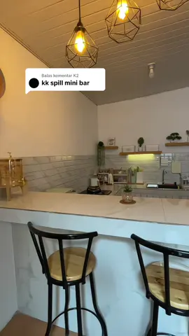 Membalas @K2 ukuran mini bar dapur minimalis #minibar #minibardapurminimalis #dapurestetik #inspirasidapur 