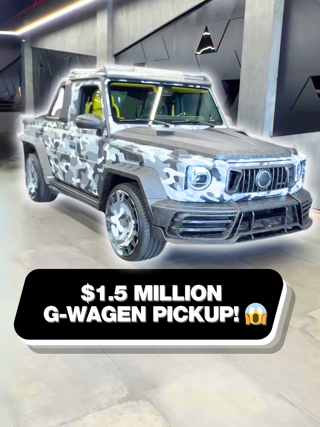 G-Wagen X Pickup? Yes please 😮‍💨 @sbxcars #gwagen #pickup #cars