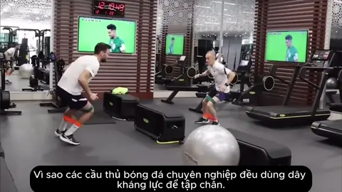 Vì sao các cầu thủ bóng đá chuyên nghiệp đều dùng dây kháng lực để tập chân. Tôi sẽ giải thích cho bạn dễ hiểu hơn #tiktok #daykhangluc #tapgym #bongda  