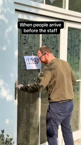 We’re not open yet!  #sketchcomedy #ukcomedy #relatable #hospitality 