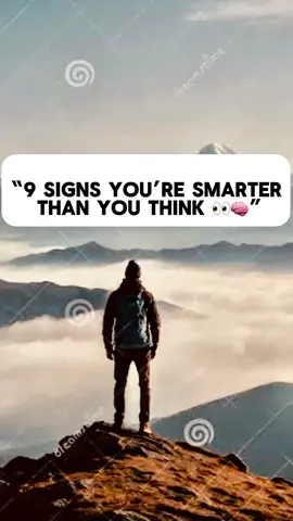 You don’t need a high IQ to be brilliant. Some types of intelligence can’t be measured by tests—they show up in how you think, observe, and move through the world. If you’ve ever felt different, deep, or detached from the crowd, these 9 signs might explain why. You’re not just smart. You’re rare. And it’s time you realized it. 👇 #SmartPeopleThings #HighFunctioningMind #DeepThinker #PsychologyFacts #Overthinkers #RareMindset #SmarterThanYouThink #IntelligentAF #FYPシ #ForYou #WisdomVibes #KnowYourWorth #ustiktok #uktiktok #foryoupage❤️❤️ #viral #foryou 