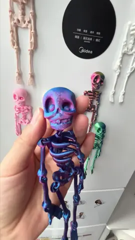 Skeleton Refrigerator Magnet#magnet #skeleton #skull #refrigerator #tiktokshop #halloween #halloween2025 