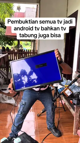 Pembuktian tv bisa ubah jadi android tv dengan alat ini #androidtvbox #androidtv #tvandroid 