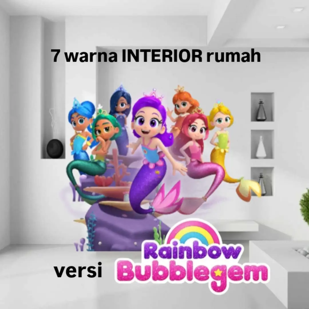 Kalo yang sebelumnya warna Exterior, inilah 7 warna cat Interior rumah versi princess RBG 🌈 #creatorsearchinsights #rainbowbubblegem #rainbowbubblegemedit #rainbowbubblegemindonesia #rbcolourscheme #interior #homeinspiration #bismillahfyp #plisjangansb #fypviralシ #fyp 