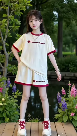 Bộ cộc tay bé gái, đổ bộ cho bé gái mùa hè, quần áo mùa hè cho bé gái mẫu Tim size 18-50kg chất liệU cotton thoáng mát, đồ bộ bé gái thun cotton thoáng mát