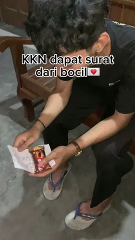 @balllll dapet kenang-kenangan sebelum pulang🫠 #bocil #kkn #suratcinta #kontenkkn #klaten24jam 