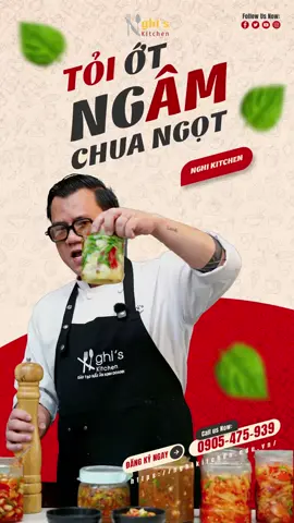 Tỏi ớt ngâm chua ngọt #Đầu_bếp_Quốc_Nghị 