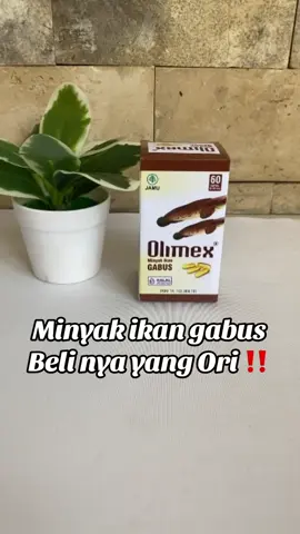 Minyak ikan gabus Olimex Kapsul Minyak Ekstrak ikan gabus