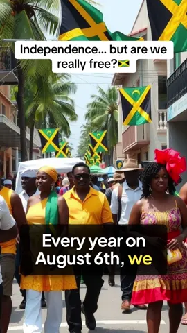 Jamaica gained independence in 1962… but some still don’t feel free. 🇯🇲 #IndependenceDay #T#TalesOfJamaicaJ#JamaicaIndependenceI#IndependenceDayJ#Jamaica1962P#ProudToBeJamaicanB#BlackGreenGoldJ#JamaicanTikTokC#CaribbeanPrideF#FYPViralVideo