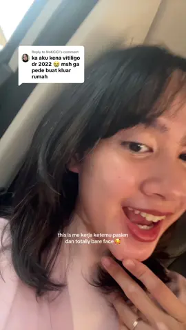 Replying to @NoKCiCi kuncinya mengenal diri kamu, menyadari kalo banyak banget hal yang bisa kamu banggakan dari diri kamu selain warna kulit 💗 #vitiligo #confidence #selflove #selfacceptance #selfdevelopment 