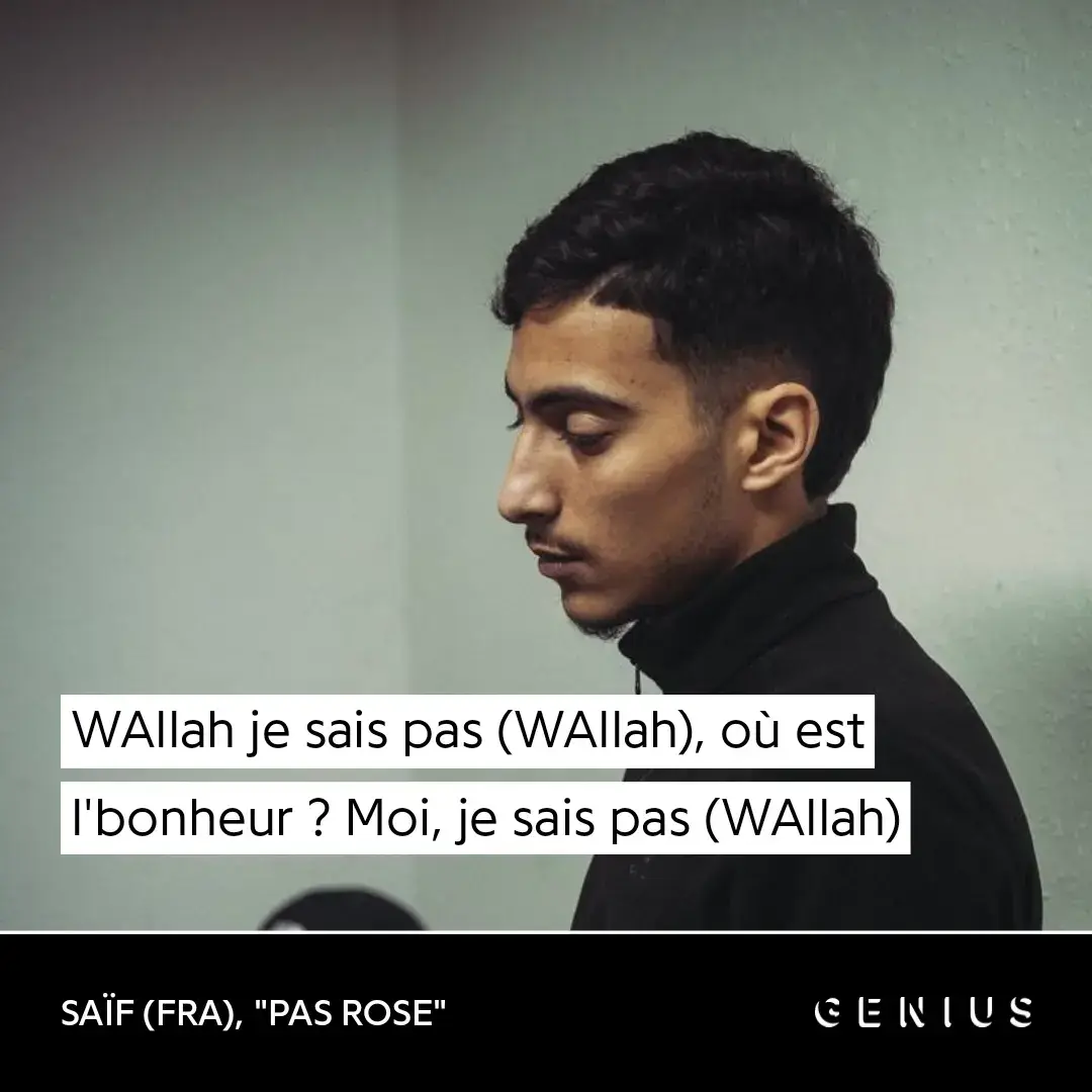 @Saïf  #saif #pasrose #84city #musique #lyric #song  