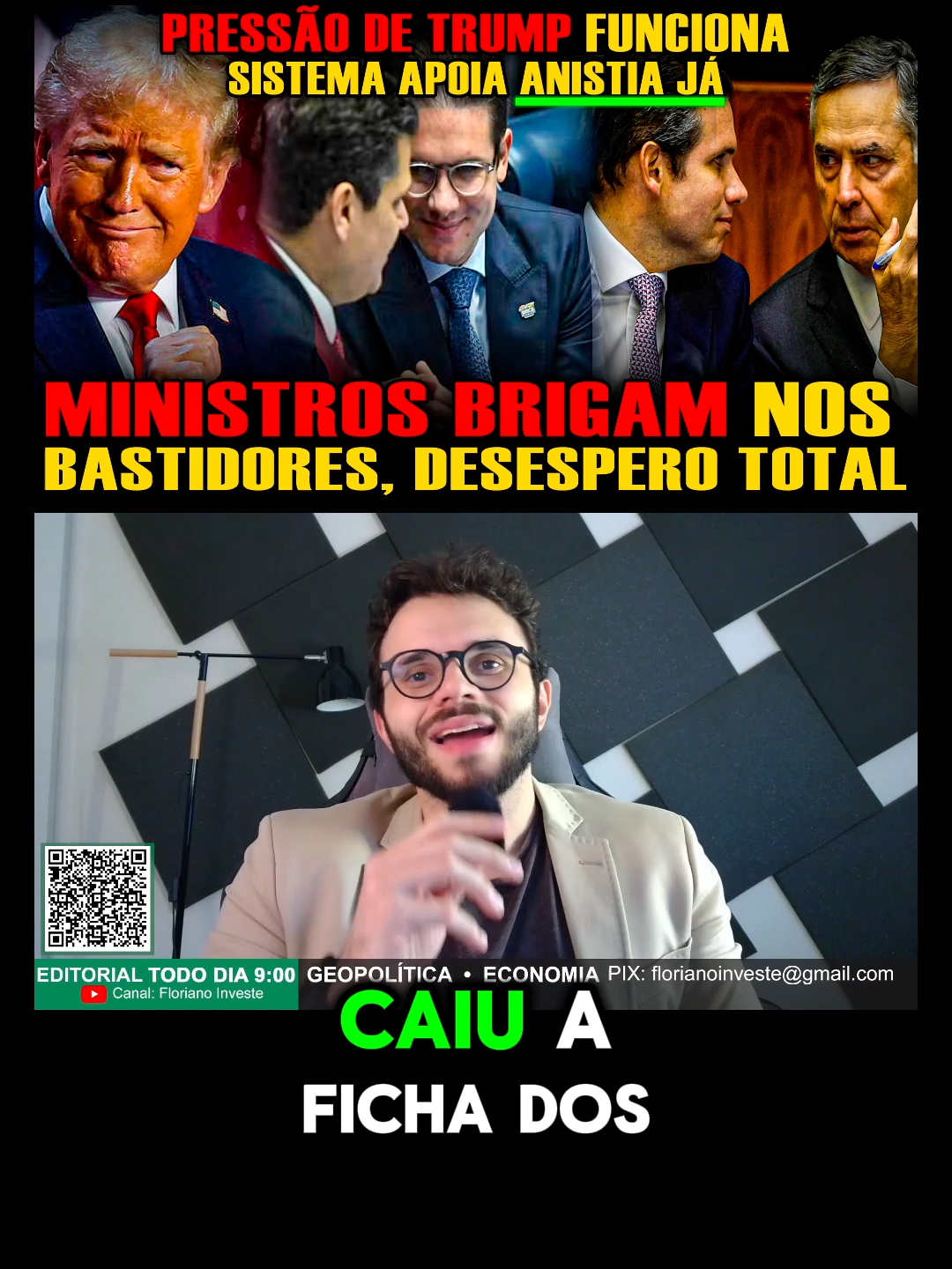 A BRIGA NOS BASTIDORES! PRESSÃO DE TRUMP FORÇA A ANISTIA E OS MINISTROS SE DESESPERAM! #noticias #informação #noticiasrelevantes #PressãoDeTrump #Anistia #STFRachado #CriseNoBrasil #MinistrosBrigam #Política #NotíciasUrgentes