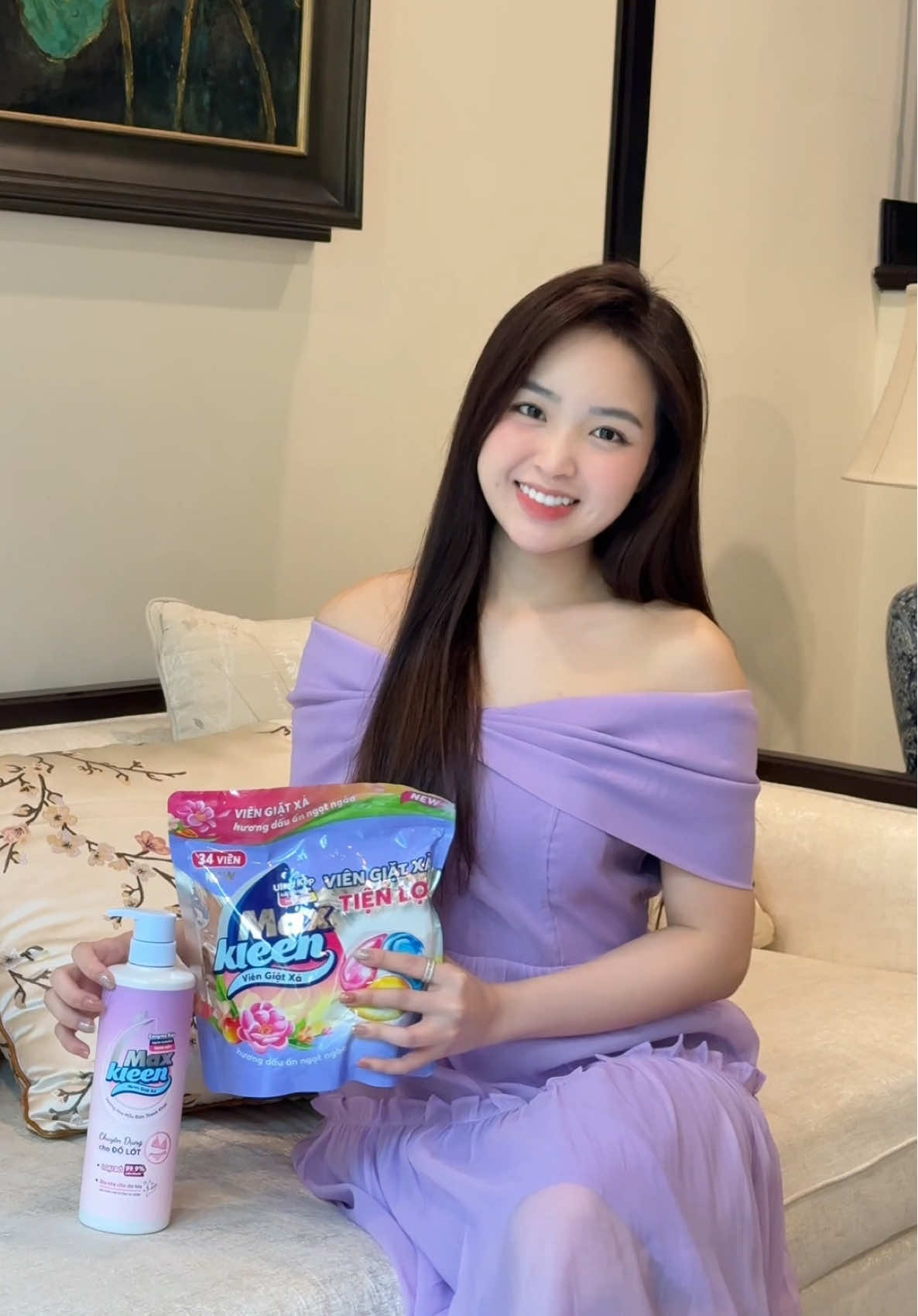 Cùng yêu và chăm sóc bản thân với combo MaxKleen Maxcare nha 🌸 #MaxKleen #ComboMaxKleenMaxCare #TronBuocGiatXa #ThoaDieuNangMong 