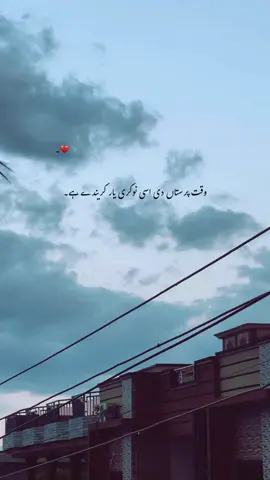 ساری زندگی وقت پرستاں دی اساں نوکری کیتی۔🙃💔🕊️ #foryou #foryourpage #aesthetic #poetry #1millionaudition 