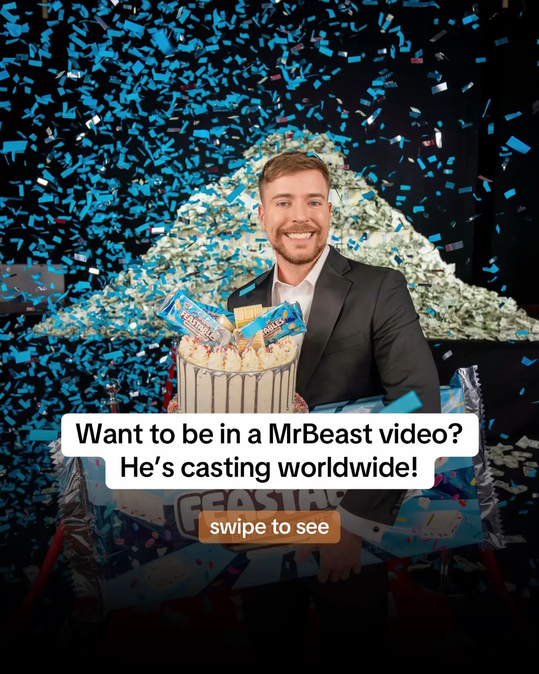 Always dreamed of joining the Beast games? Now’s your chance! @MrBeast is recruiting contestants from ✨alllll✨ over the world.🌍 Check out @MrBeastCasting for all the deets!
