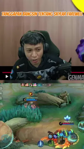 tanggapan bangsin tentang skylar farewell#rrqxin #rrqskylar #MLBB #MLBBMysticMeow 