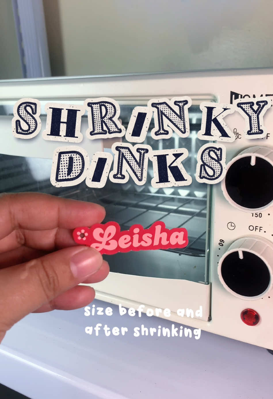 Replying to @keydizxctzy I know I answered this before pero gusto ko lang po ipakita yung size diff before and after shrinking. Hapoy Crafting! #shrinkydink #shrinkydinks #shrinkplastic #shrinkpaper #keychains #DIY #howto #tutorial 