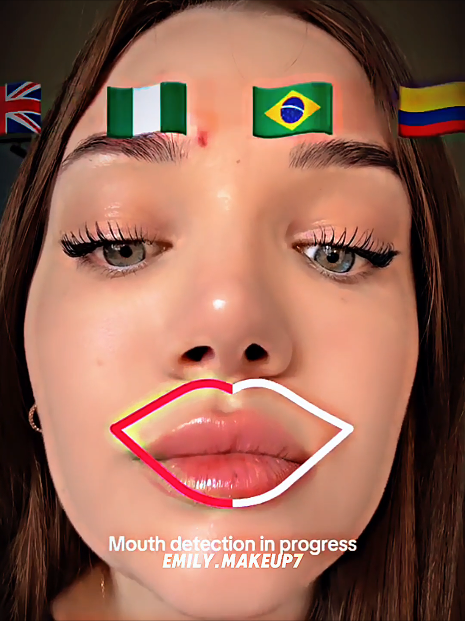 Lips Type Detection Filter🔥🤓🤯#edit #trending #troll #trollface #foryou #foryoupage 