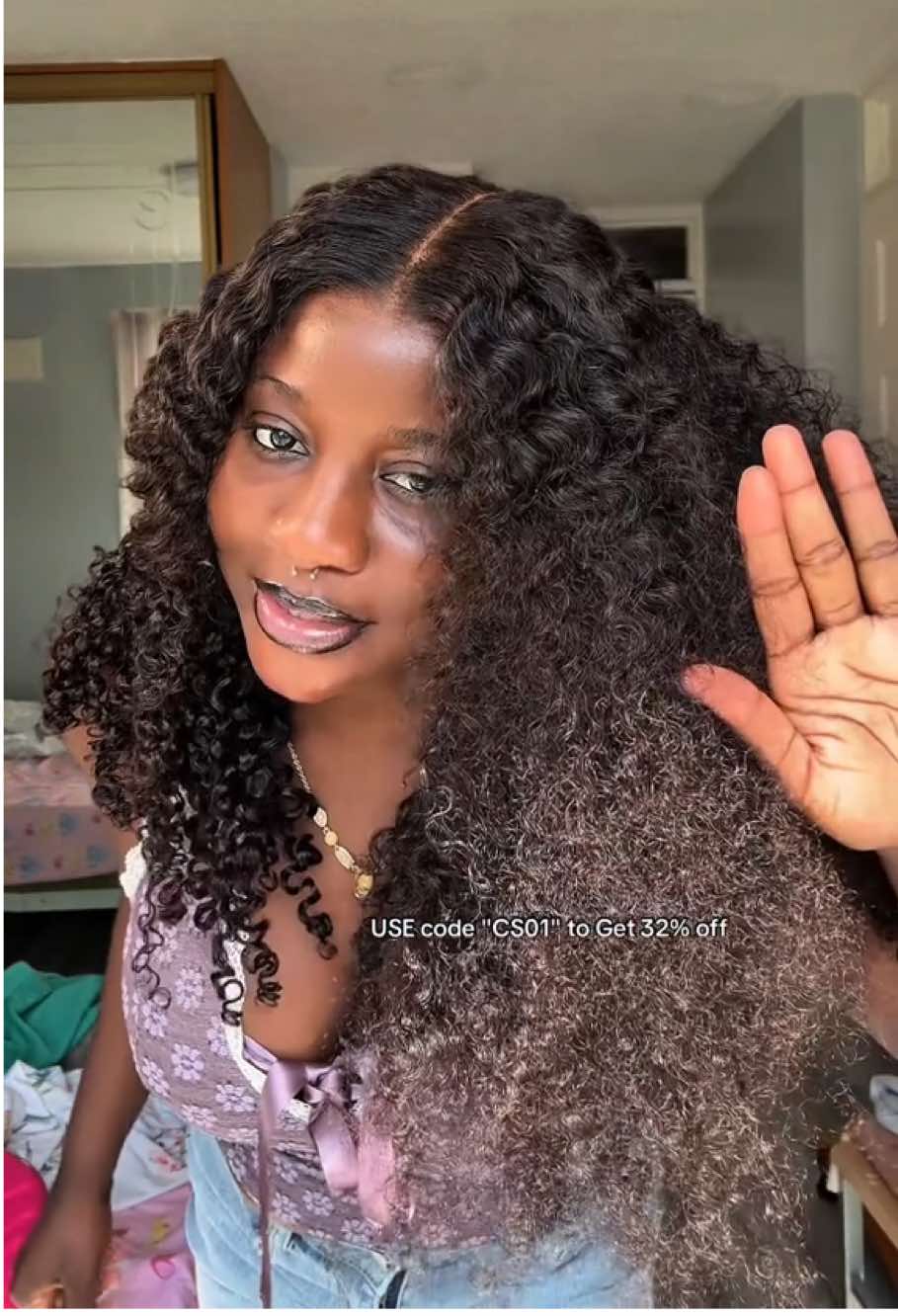 Just got my new favourite glueless wig 💕💕yeah USE code 