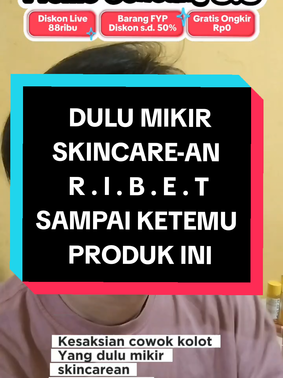 Mending nelen ludah sendiri daripada punya muka ga terawat terus di omongin sama orang 👻 #ngocolinskincare #promoguncang88 #kulitkusam #nodahitam #kulitcerah #paydaysale #gajiansale 