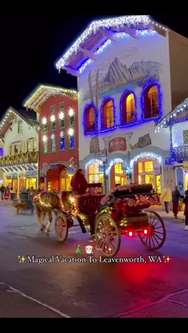 Mejores cosas que hacer en Leavenworth USA en navidad🇺🇸✨ 	•	Montar en la montaña rusa alpina en Leavenworth Adventure Park 🎢 	•	Disfrutar un helado en Whistlepunk 🍦 	•	Probar un pretzel y bebidas en Rhein Haus 🥨🍺 	•	Hacer senderismo en Old Pipeline Bed Trailhead 🚶‍♀️🌲 	•	Visitar la Leavenworth Reindeer Farm 🦌 	•	Pasear y comprar en el centro de Leavenworth 🛍️                             Agrega Leavenworth a tu lista de viajes por Estados Unidos!  #washington #washingtonstate #leavenworth #leavenworthwashington #usatravel #USTravel  #travelbucketlist 