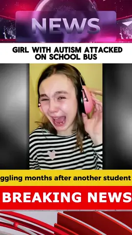 An autistic girl was beaten up by others on the school bus #breakingnews #bignews #news #foryou #fyp #usanews #girl #autism#bullying#schoolbus 