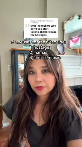 Replying to @Michael V Persaud always these three things that Zionists use to make excuses. We are done with them and no longer listen or believe to anything they say. #hamas #zionists #hostages  #genocide #palestinians #gaza 