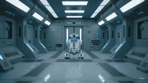 good morning from R2D2 follow for more. #tiktok #fyp #fyoupage #foryoupage #starwars #starwarsfan #r2d2 #R2D2 #funny #funnyvideos #ai #aigenerated 