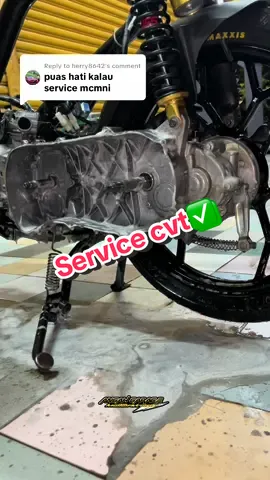 Replying to @herry8642 nah bang,,layan dulu service cvt dari kami ☺️✌️ #angahgaragemotorwork #pulaspenuh #nmax #nvx #xmax #fyp 