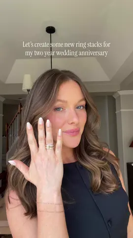 I love having a solitaire engagement ring because that means I can constantly change the bands! Next on my list is something super fun